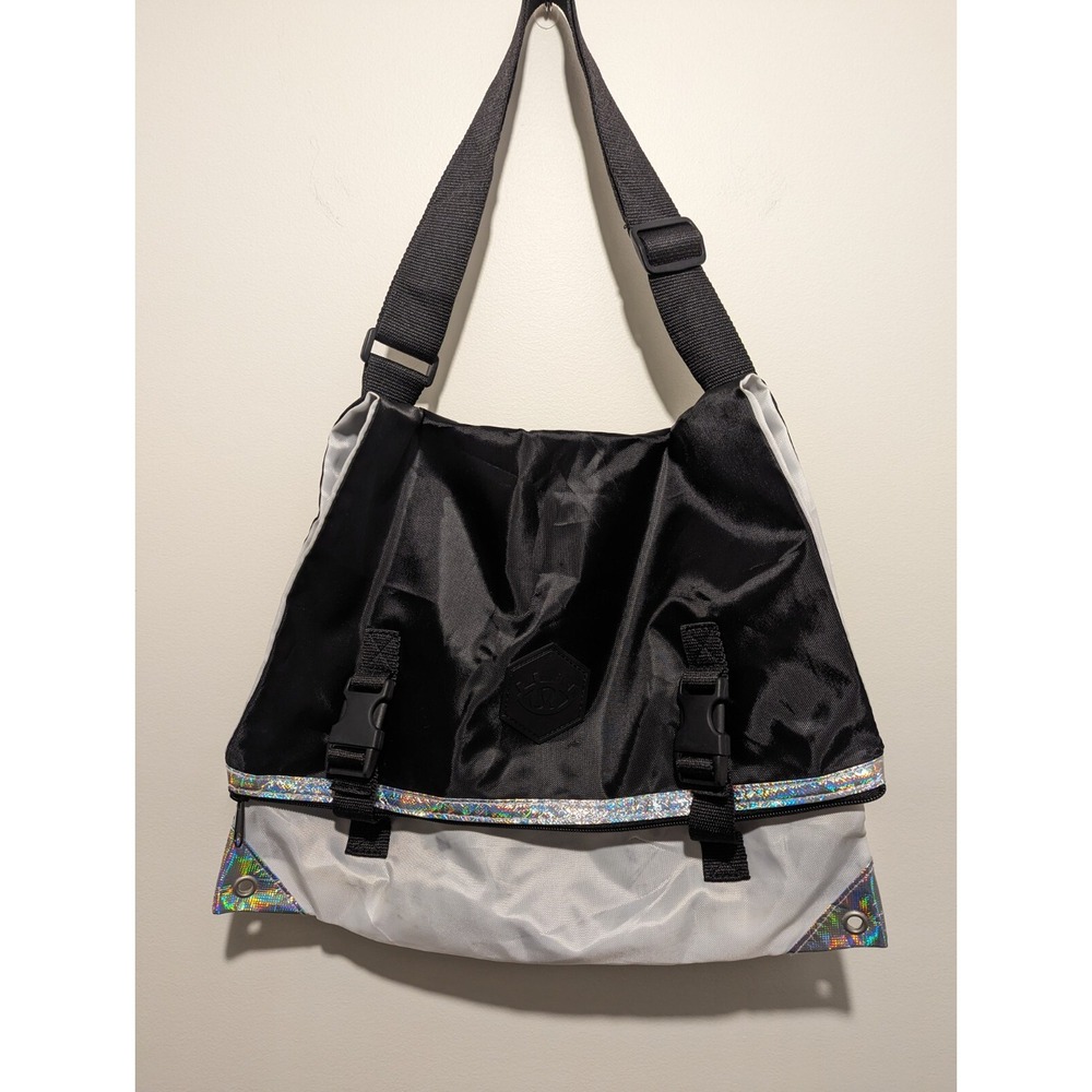Lululemon‎ RARE Shoe Dust Gym Bag Sack Lightweight Black Nylon 2014 Seawheeze
